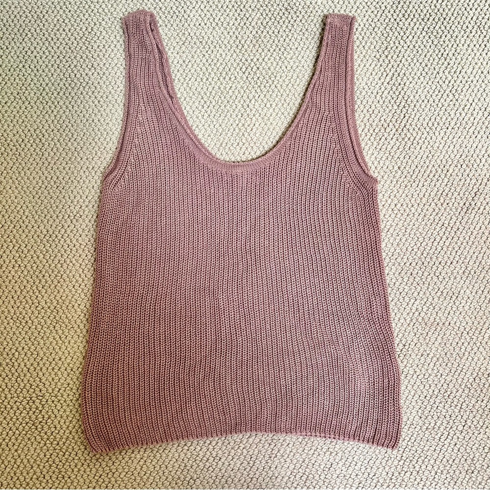 Reformation Mauve Tank Top